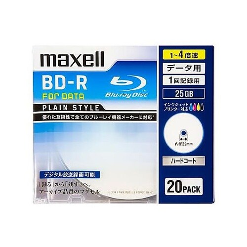 25GB BD−R(データ用 4倍速/2