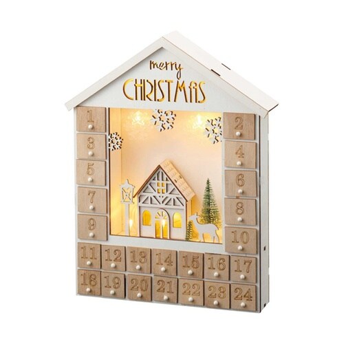 LEDアドベントカレンダー ハウス型【2