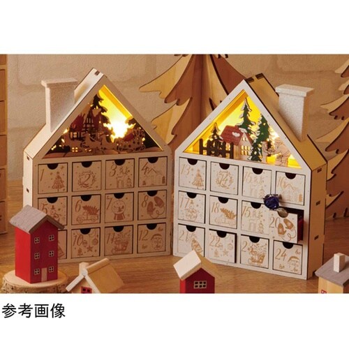 LEDウッドアドベントカレンダー ハウス