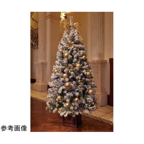 ベース付きクリスマスツリーセット スノー