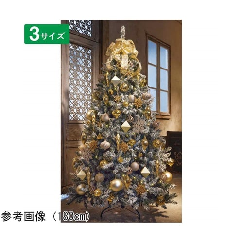 ゴージャスクリスマスツリーセット スノー