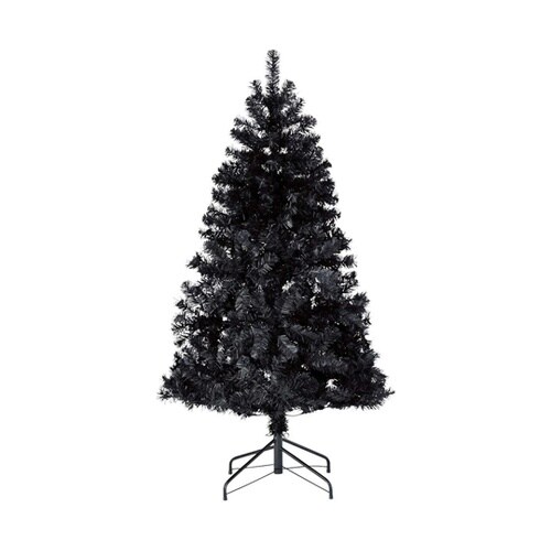 PVCクリスマスツリー ブラック スタン