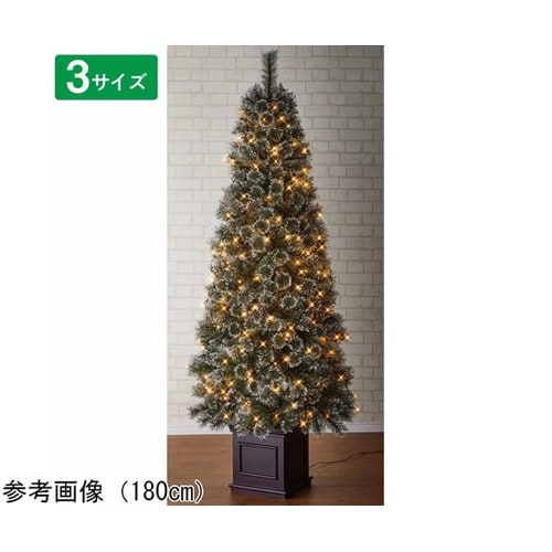 ベース付きヌードブラシクリスマスツリー