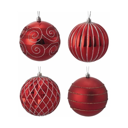 12個セット10cmプラスチックオーナメ