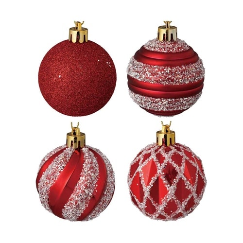 12個セット6cmプラスチックオーナメン