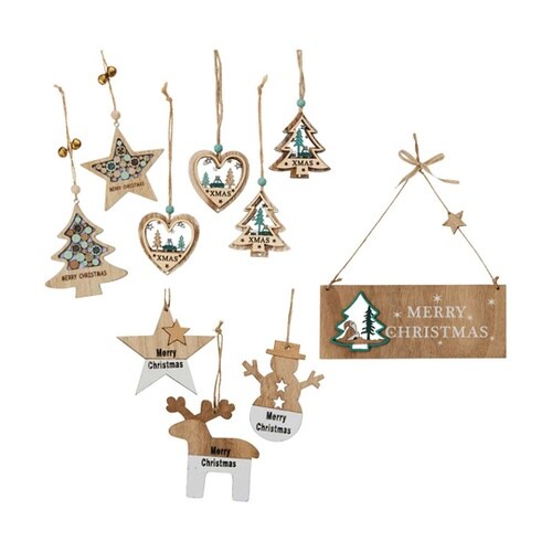 ナチュラルクリスマスオーナメントセット