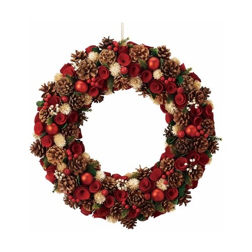 【55cm】デラックスナチュラルリース【