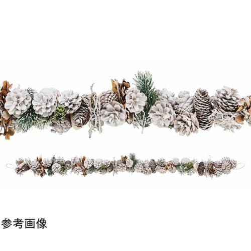 ナチュラルクリスマスガーランド ホワイト