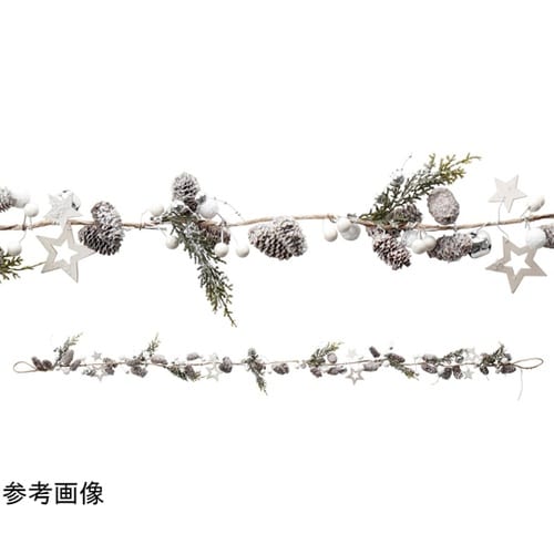 LEDライト付きナチュラルクリスマスガー