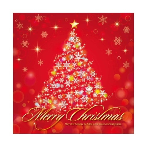 カラフルクリスマス テーマポスター 両面