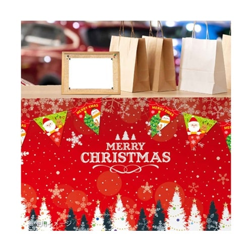 ワゴン幕 ホワイトクリスマス 38−12