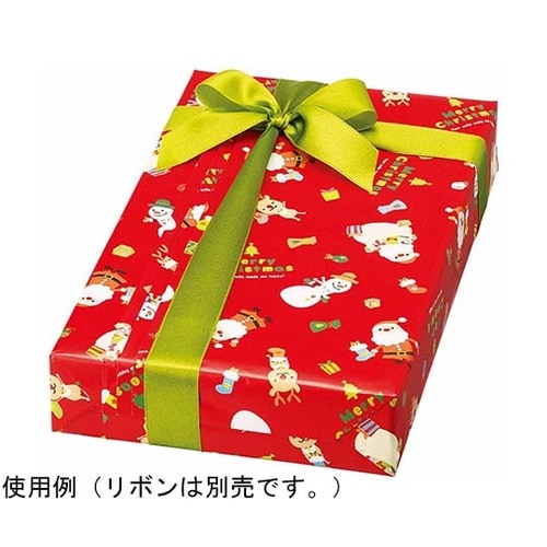 クリスマスバスケット 包装紙 50枚半裁