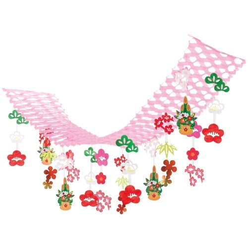 門松梅プリーツハンガー 180cmプ 3