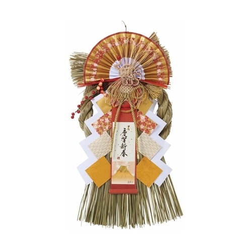 正月飾り 金色しめ縄 慶賀新春 38−1