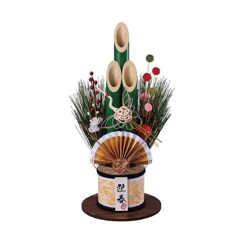 青竹卓上門松 高さ39cm 38−177