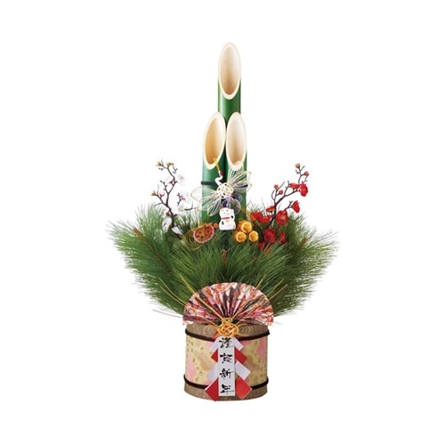 彩竹門松 高さ90cm 38−178−1