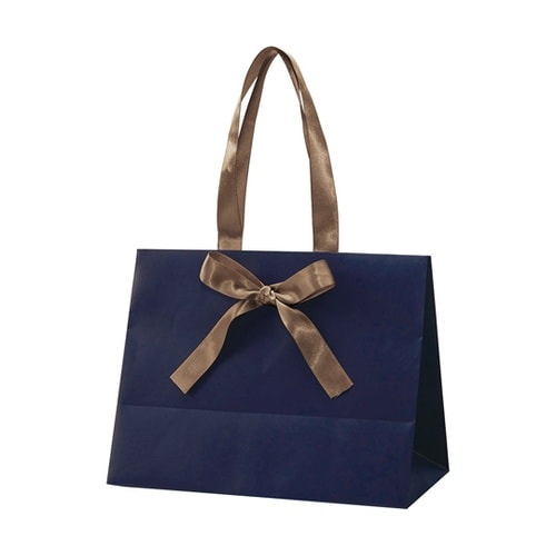 手提げ紙袋 ノブレス ネイビー M 10