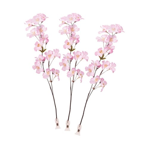 桜クリップ 47cm (造花)3個 33