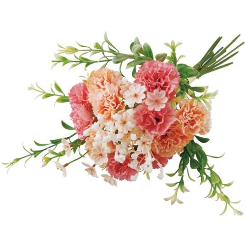カーネーションブーケ 幅20cm (造花
