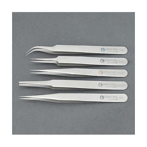 5本組 超精密ピンセット(ステンレス製)
