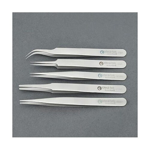 5本組 超精密ピンセット(ステンレス製)