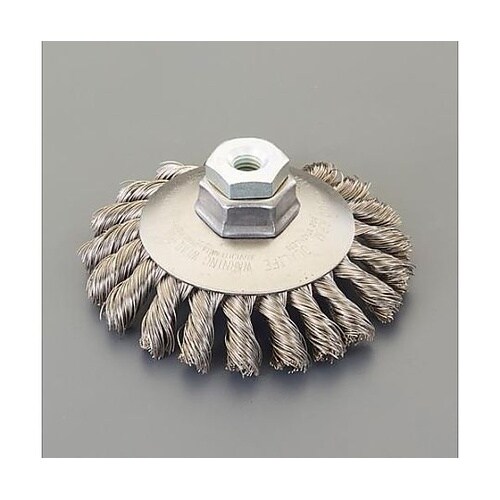 100mm/M10 ワイヤーブラシ(ベベ