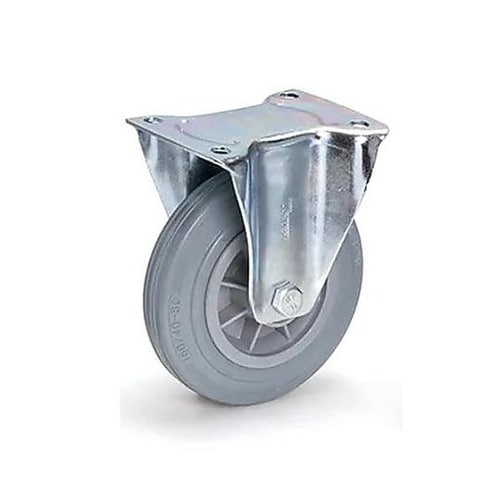 160mm キャスター(固定金具/ゴムタ