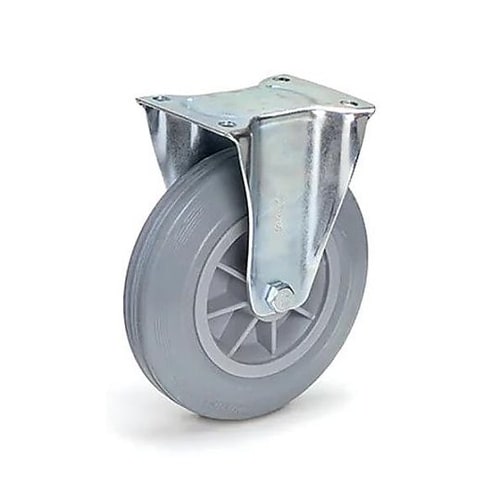 200mm キャスター(固定金具/ゴムタ