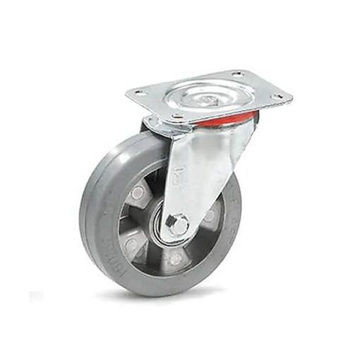 160mm キャスター(自在金具/弾性タ