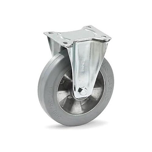 200mm キャスター(固定金具/弾性タ