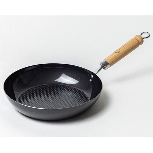 鉄製エンボスフライパン24cm 鴻月 K