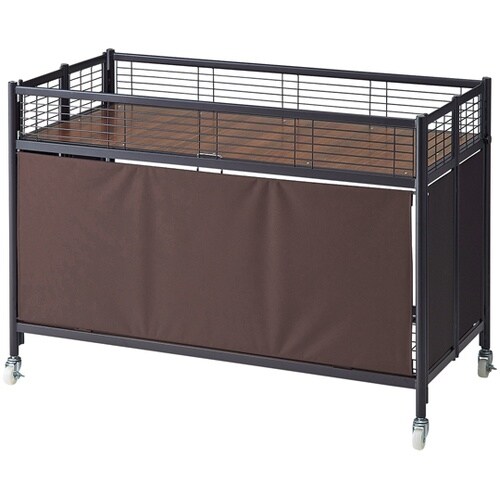 中折れワゴン ブラック×ブラウンテント