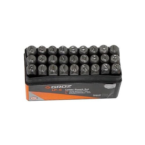 12mm(1/2”)/27本組 英字刻印