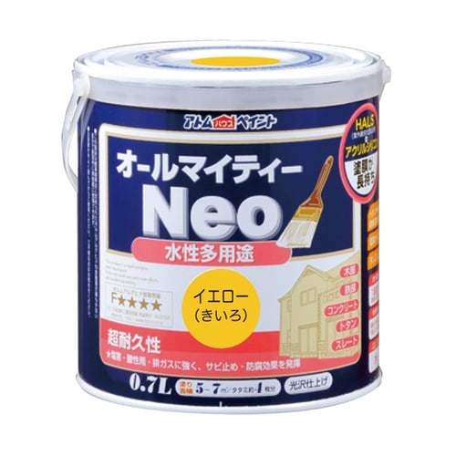 水性オールマイティーネオ 0.7L イエ