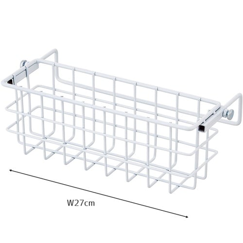 引っ掛け調整ネットカゴ(冷ケース用カゴ)