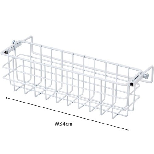 引っ掛け調整ネットカゴ(冷ケース用カゴ)