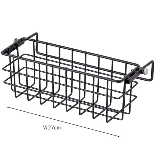 引っ掛け調整ネットカゴ(冷ケース用カゴ)