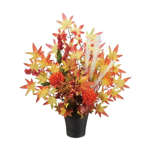 ミックス紅葉アレンジ 高さ59cm 47