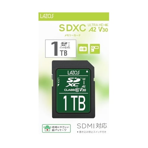 SDカード V30 A2 1TB 1箱(