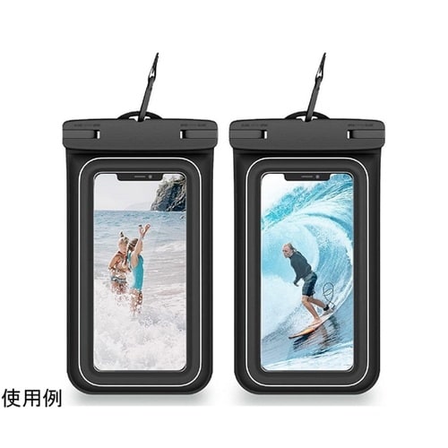 スマホ防水ケース フロート ブラック 1