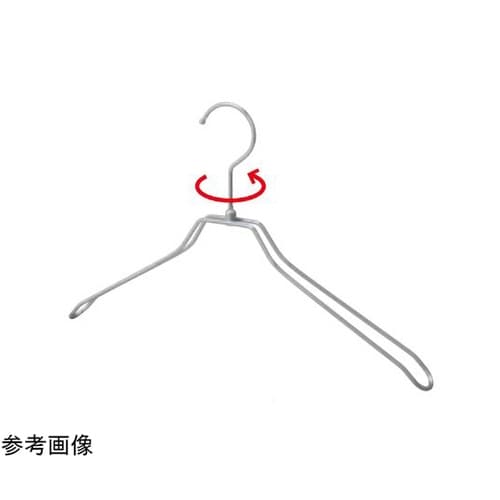 平型スチール製ハンガー クローム 平型肩