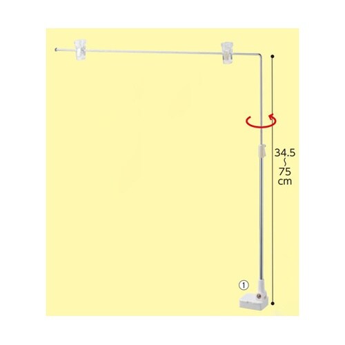 L型マグネットポップ立て 大 クロームメ