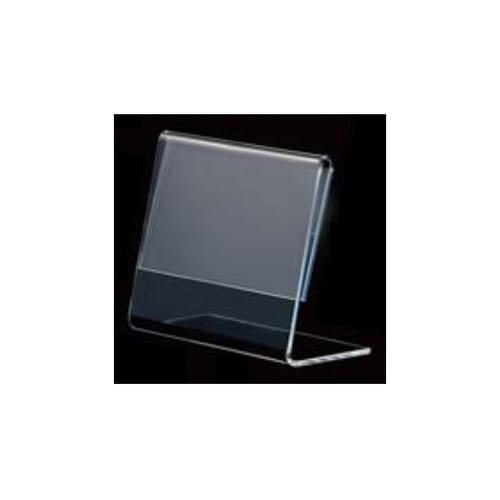 透明アクリルL型ショーカード立て B8ヨ