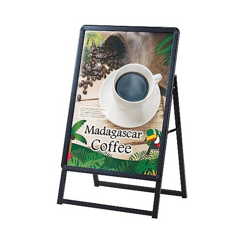 フロントオープンポスタースタンド(片面仕