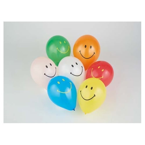 ゴム風船 スマイル 100個入 61−8