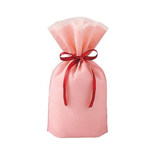 不織布リボン付きギフトバッグ スモーキー