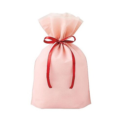 不織布リボン付きギフトバッグ スモーキー