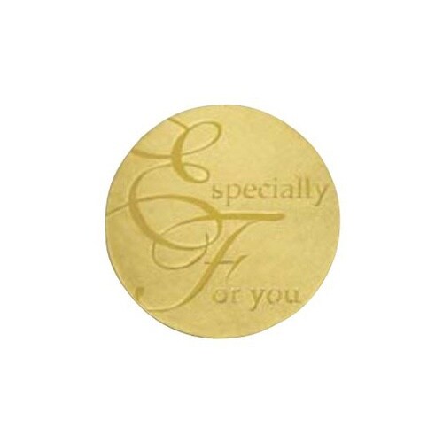 メタリック ギフトシール ラウンド ゴー