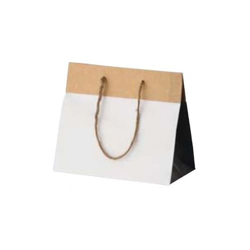 手提げ紙袋 バイカラー 幅19×奥行10