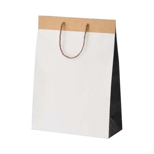 手提げ紙袋 バイカラー 幅28×奥行12